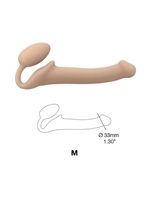 3. Sex Shop, Medium Beige Bendable Strapless Strap-On by Strap-on-Me