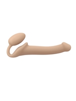 2. Sex Shop, Medium Beige Bendable Strapless Strap-On by Strap-on-Me