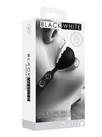 6. Sex Shop, Silicone Ball Gag with Adjustable Bonded Leather Straps by Ouch