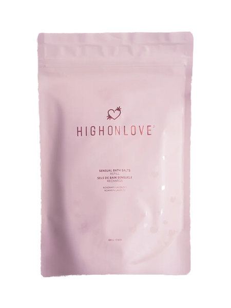 Recharge Sensual Bath Salts - Rosemary Lavender by High On Love